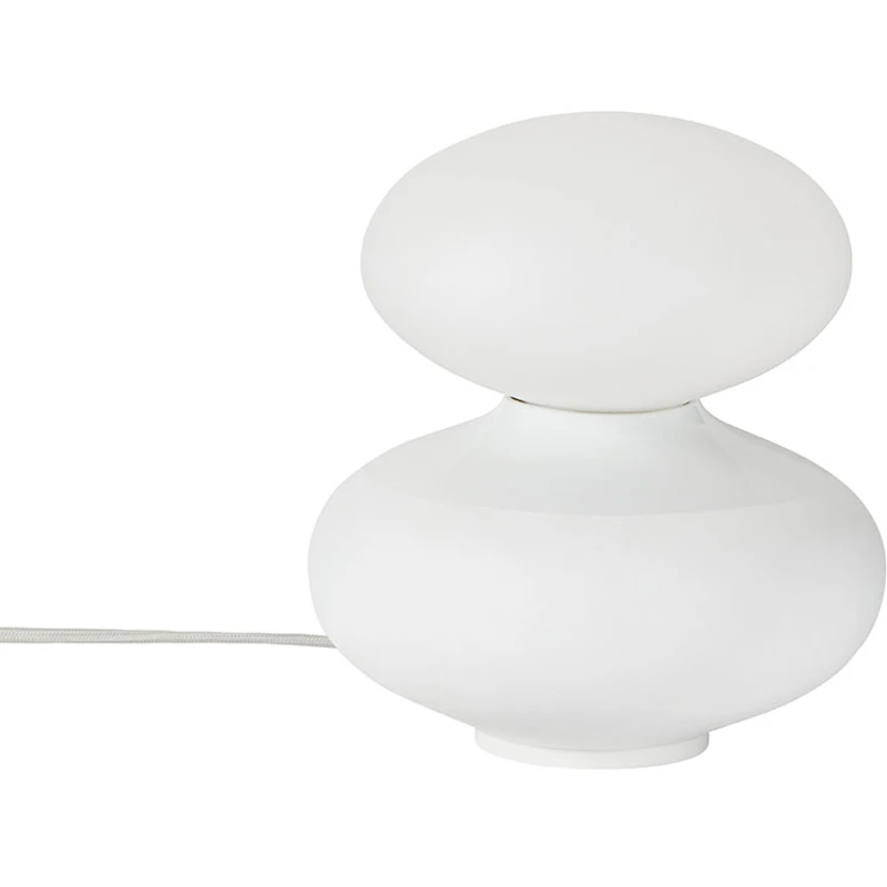 Reflection Oval Bordlampe, Hvid