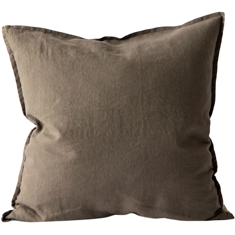 Linen Pudebetræk 50x50 cm, Taupe