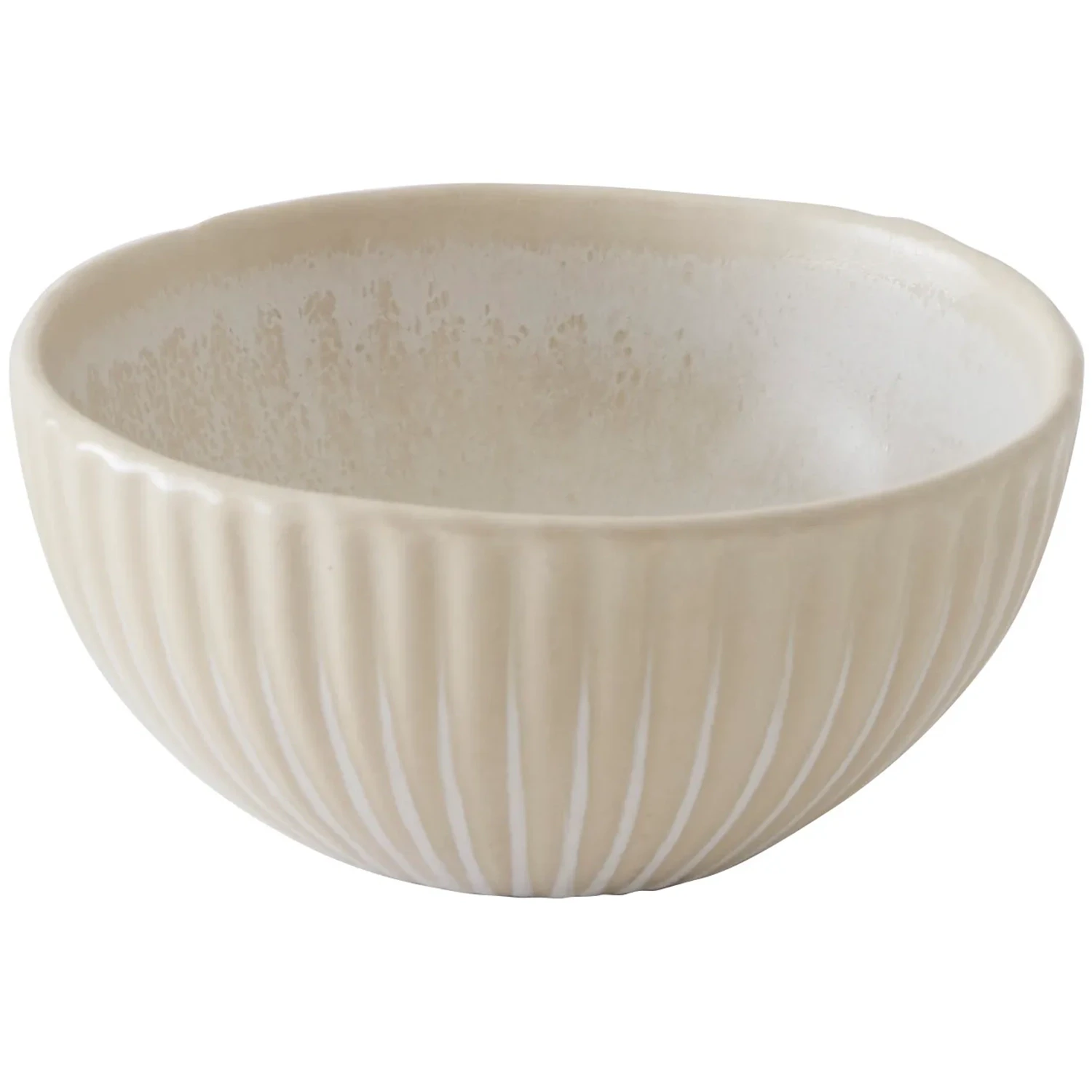 Tell Me More Granada Sk&aring;l &Oslash;10 Cm - Serveringssk&aring;le Stent&oslash;j Creme - 6009