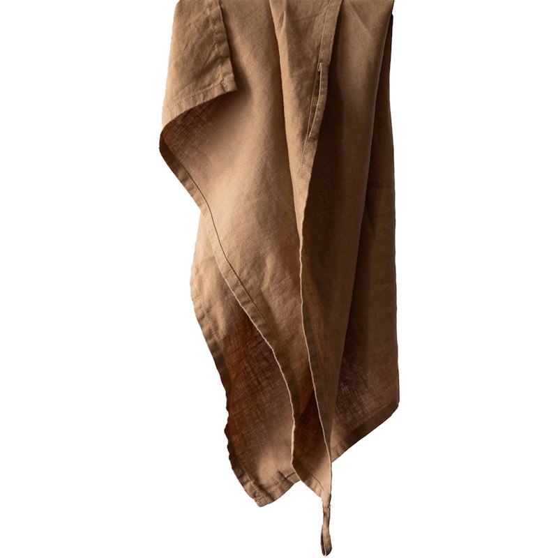 Linen Viskestykke 50x70 cm, Hazelnut