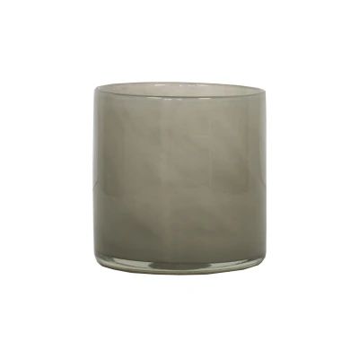 Tell Me More Lyric Lyslygte S Varm - Fyrfadsstager Glas Gr&aring; - 50038-0004-207