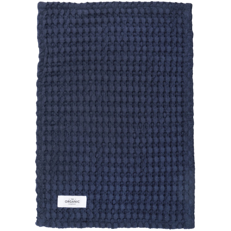 Big Waffle Washcloth, Dark Blue