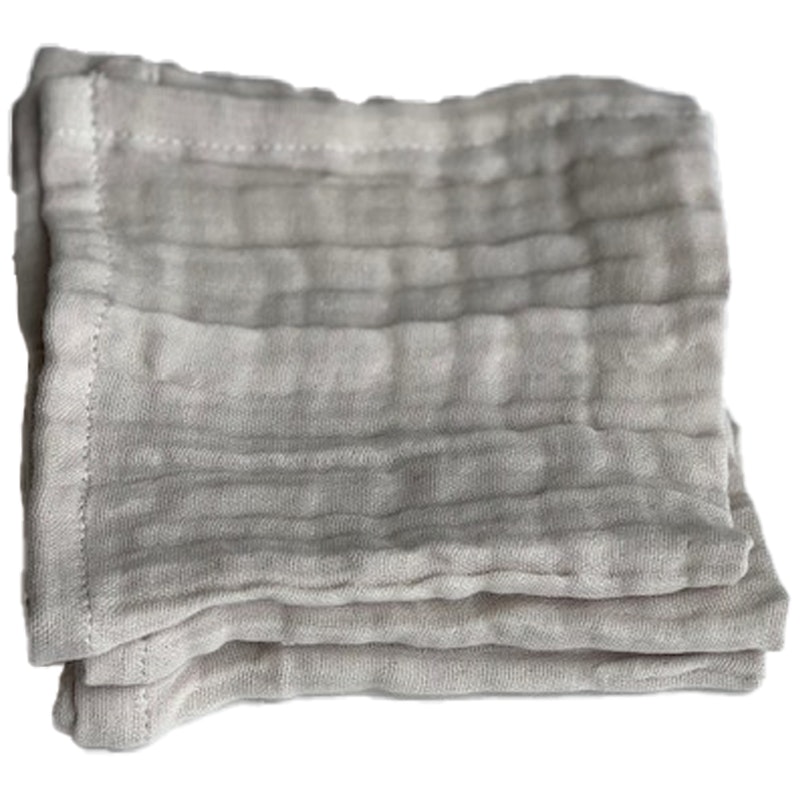 Fine Ansigtshåndklæder 30x30 cm 3-pak, Stone