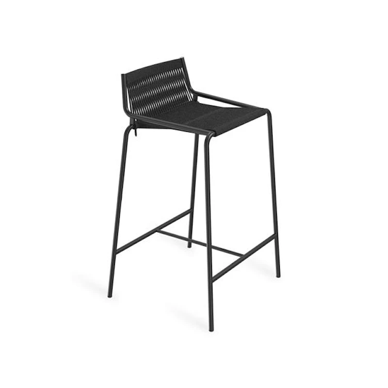 Noel Barstol Sort/Sort Linned H67 cm