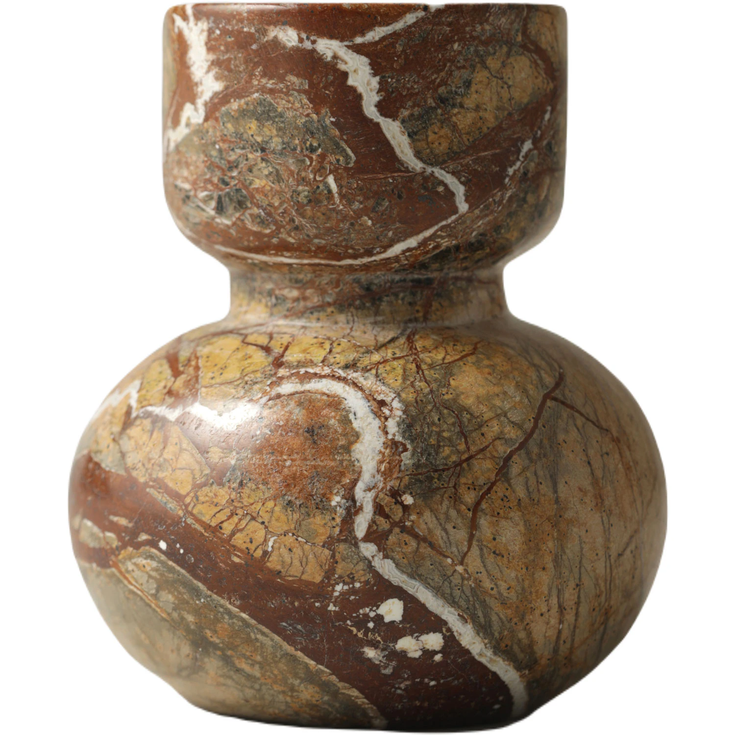 Tinted Objects Asker Lysestage - Lysestager Marmor R&oslash;d - 100042_07ONESIZE