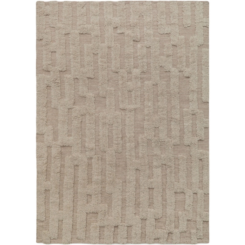 Bielke Uldgulvtæppe 250x350 cm, Beige Melange