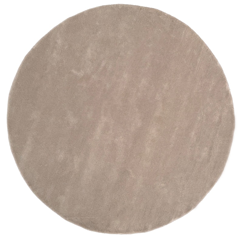 Liljehok Uldgulvtæppe Ø300 cm, Beige