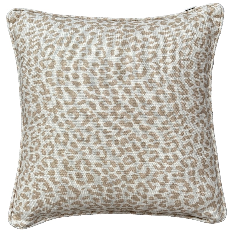 Norell Pude 50x50 cm, Beige / Leopard