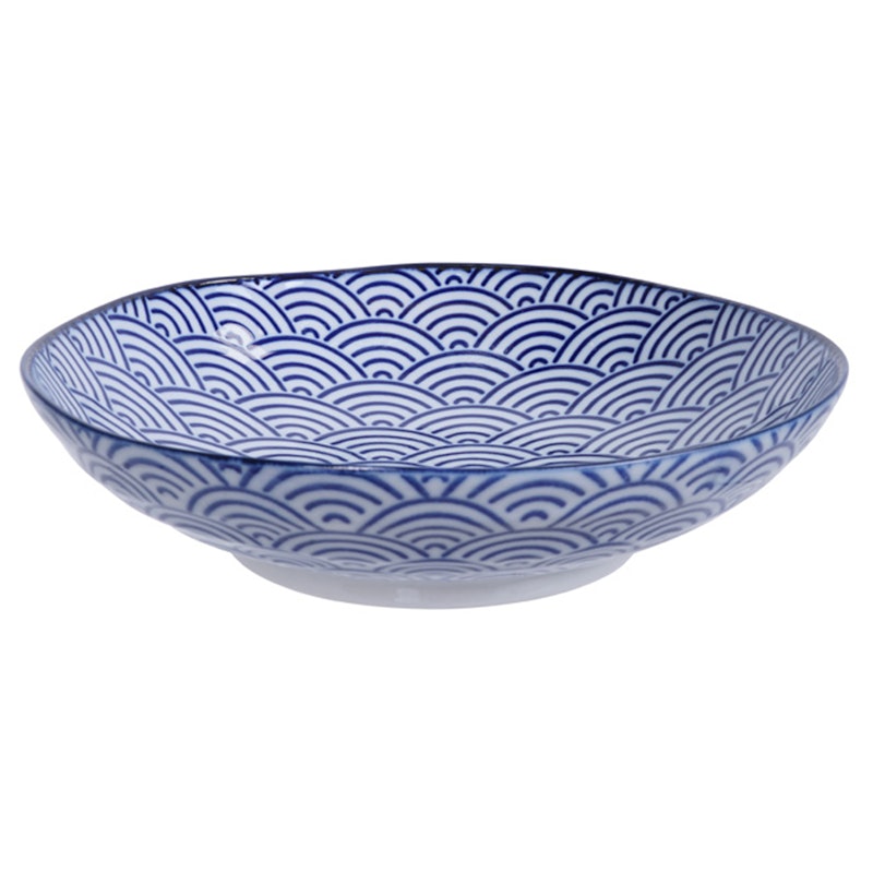 Nippon Blue Pastatallerken 21 cm, Wave