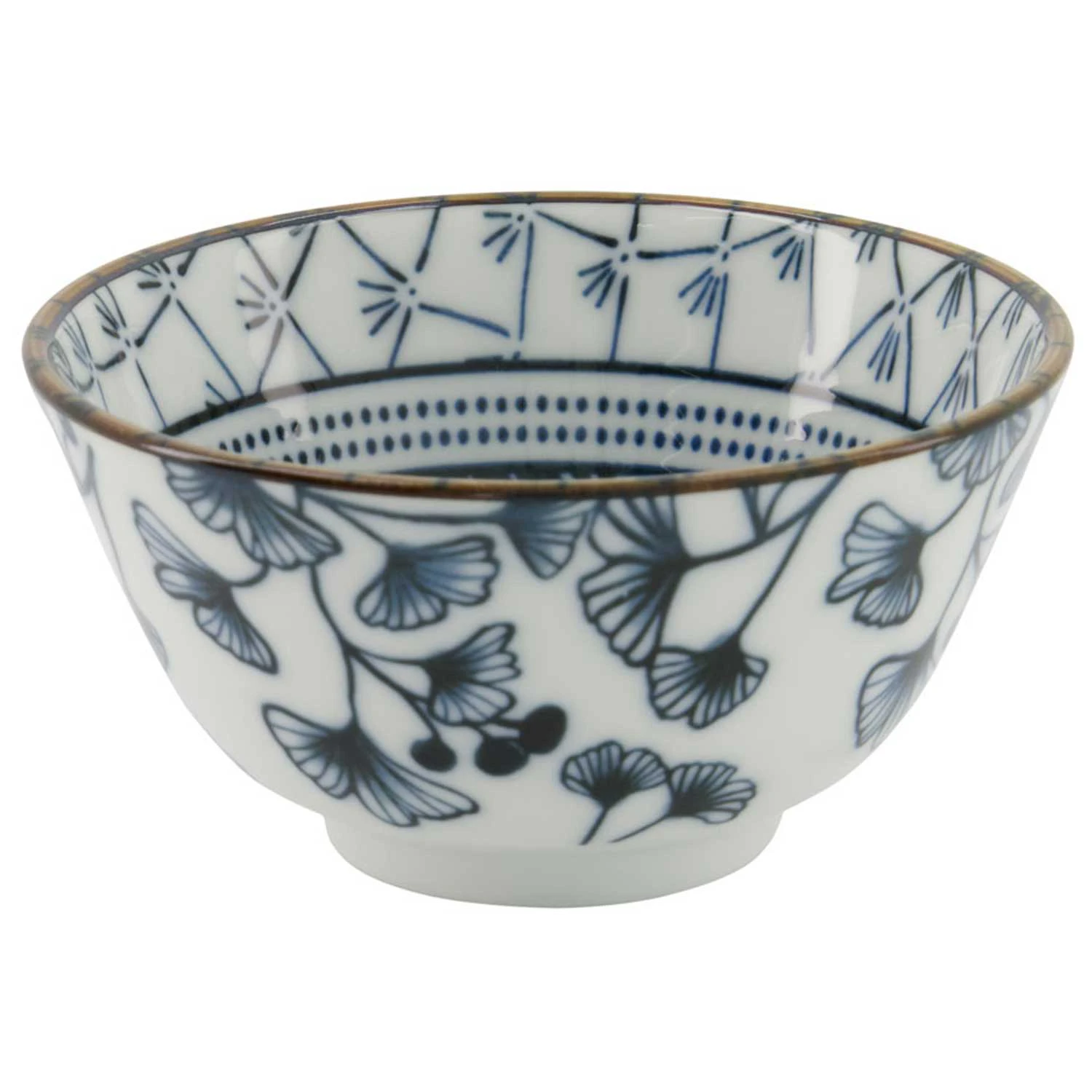 Tokyo Design Studio Flora Japonica Rissk&aring;l 30 Cl Ivy - Serveringssk&aring;le Porcel&aelig;n Bl&aring; - 16699