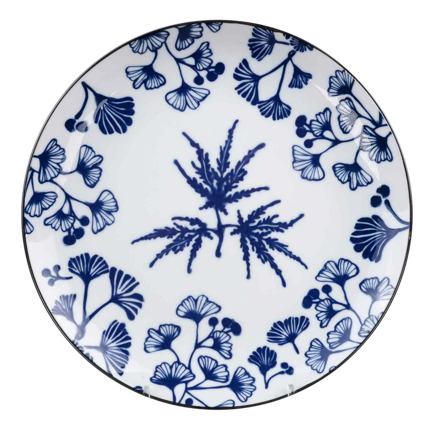 Tokyo Design Studio Flora Japonica Tallerken 25,7 Cm Maple - Middagstallerkner Porcel&aelig;n Bl&aring; - 16721