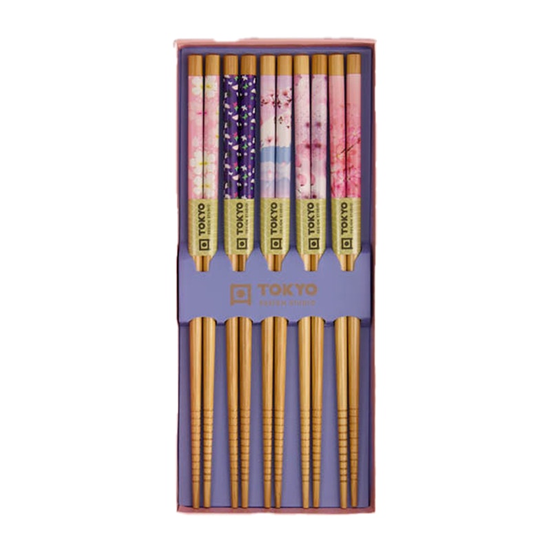 Spisepinde 5-pak, Pink Lantern