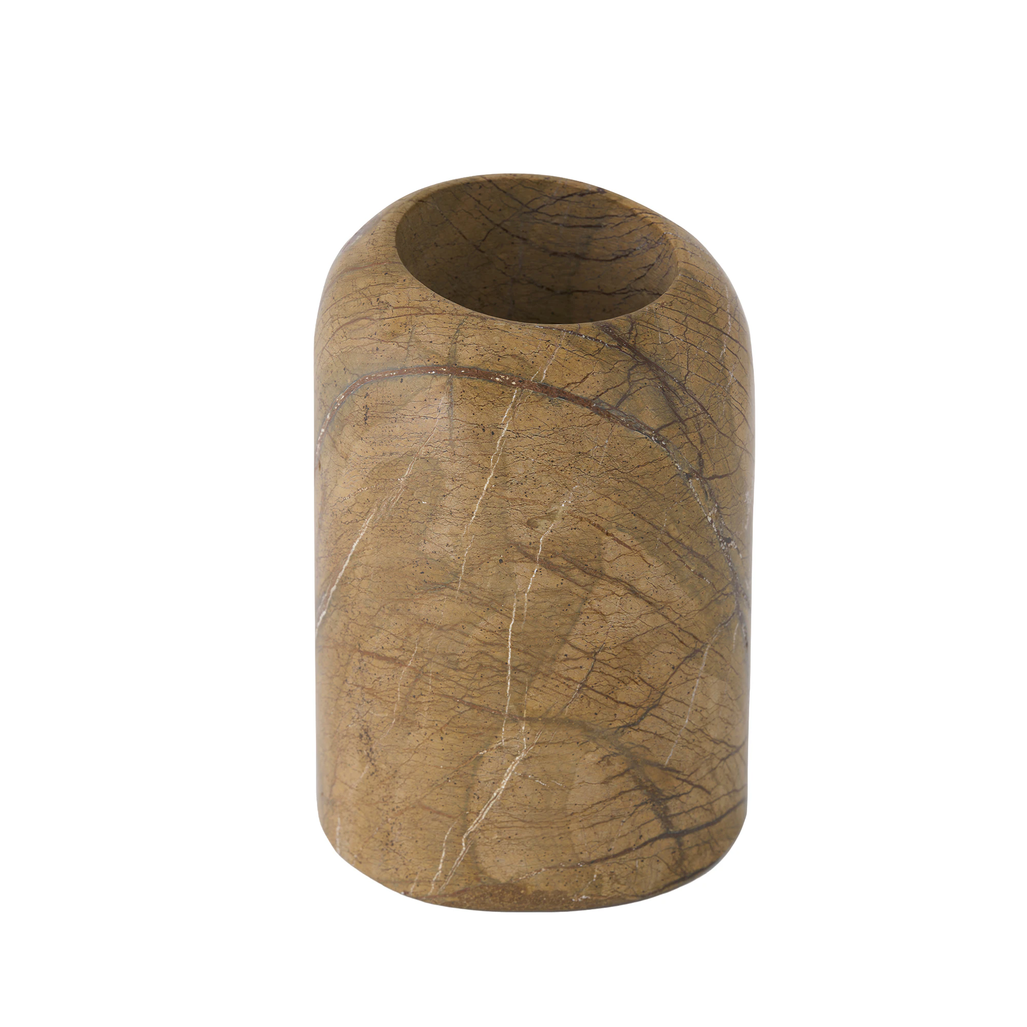 Tom Dixon Boulder Vase 21 Cm - Vaser Marmor Guld - BOWV02