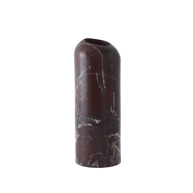 Boulder Vase 30 cm, Rød
