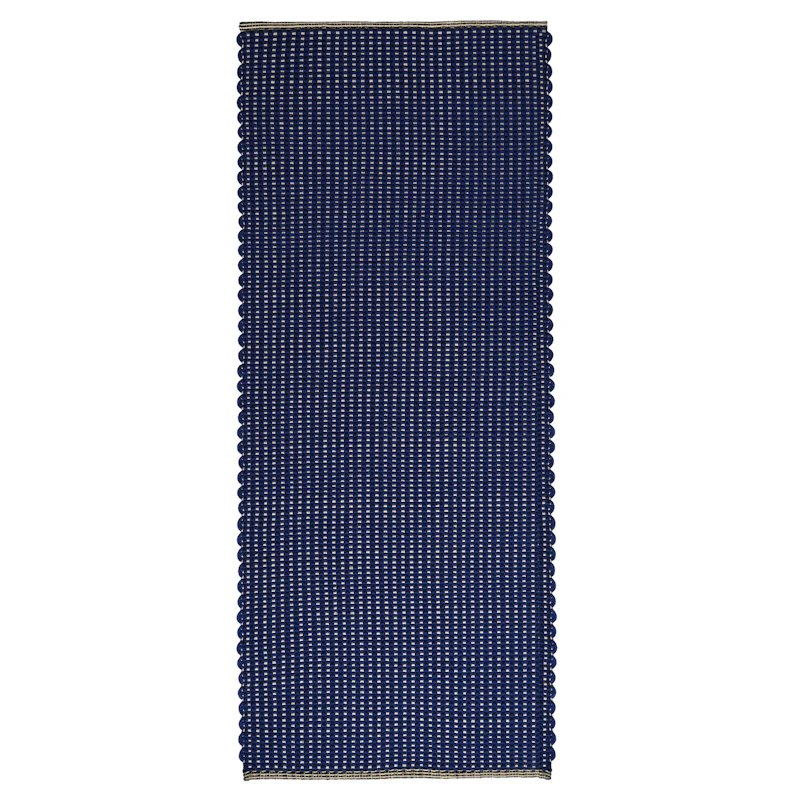 Cord Tæppe 70x250 cm, Ultramarineblåt