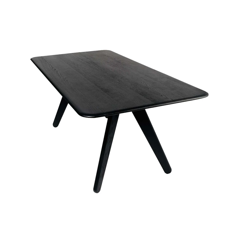Groove Spisebord 200 cm, Sort
