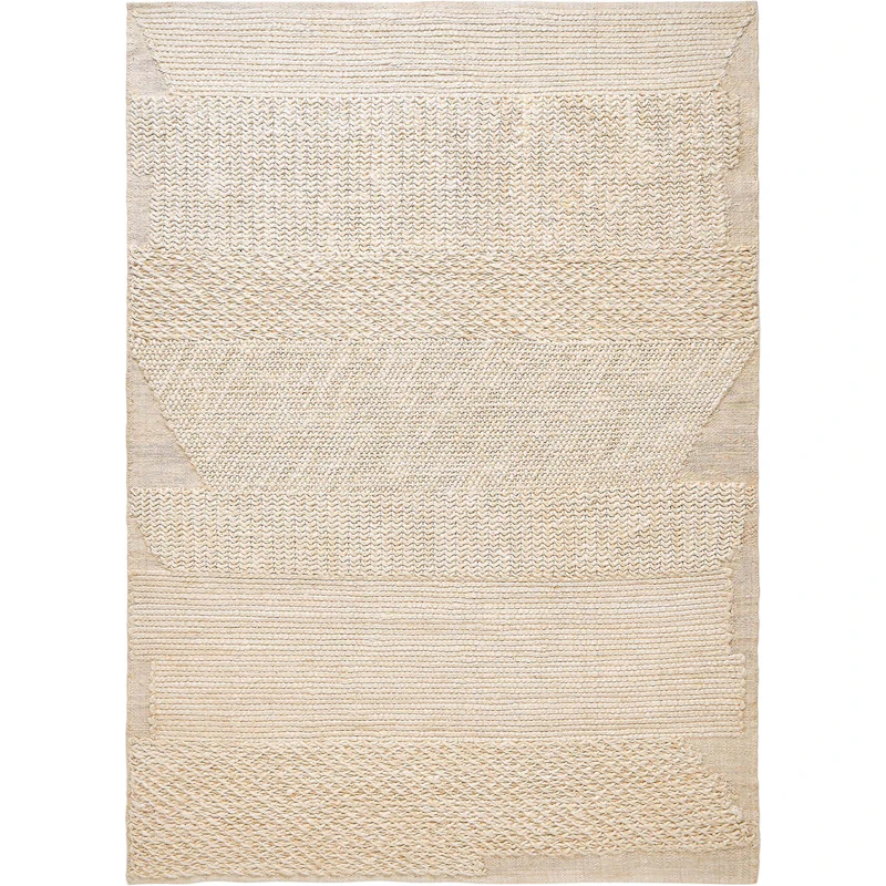Knotty Tæppe 200x300 cm, Hvidt
