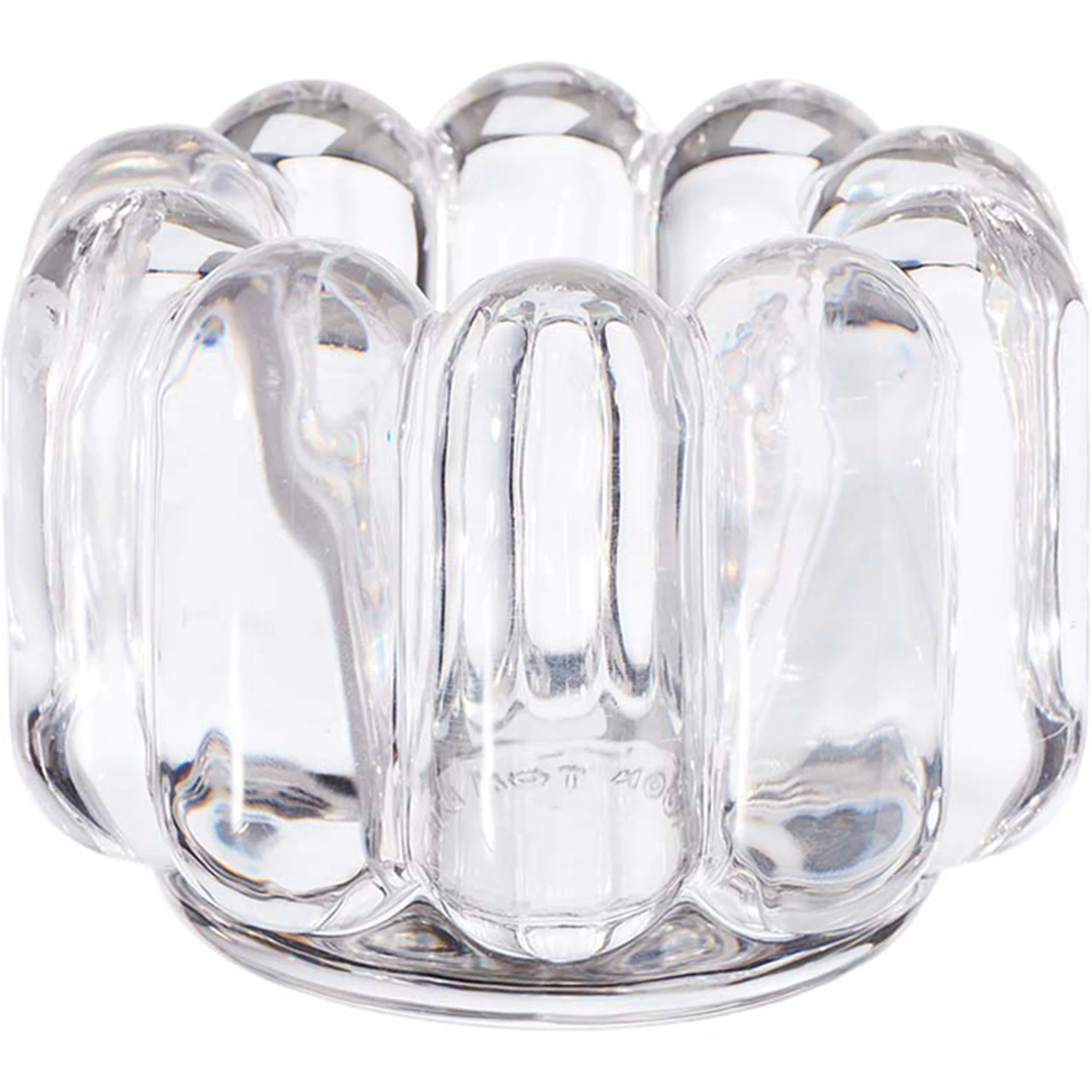 Tom Dixon Press Lysestage - Fyrfadsstager Glas Klar - PRT01