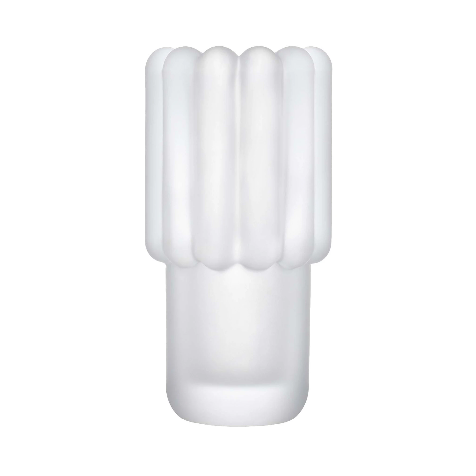 Tom Dixon Press Vase Frostad Medium - Vaser Glas Klar - PRVA02FR