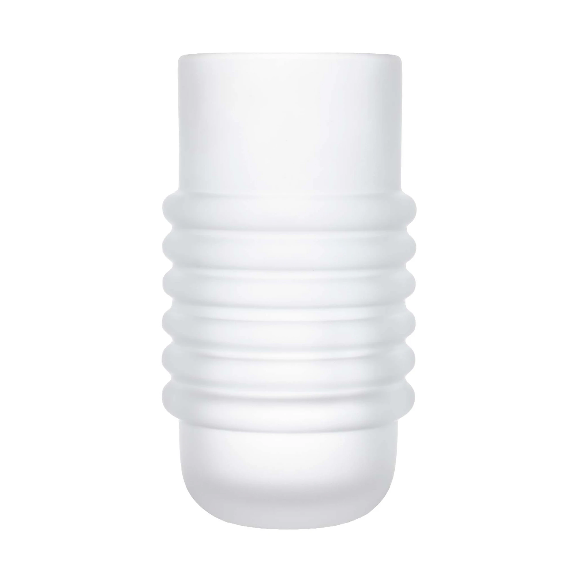 Tom Dixon Press Vase Frostad Large - Vaser Glas Klar - PRVA03FR