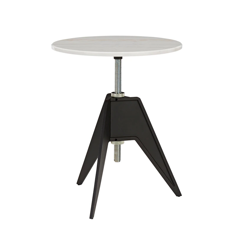 Screw cafébord Ø60 cm, Hvidt