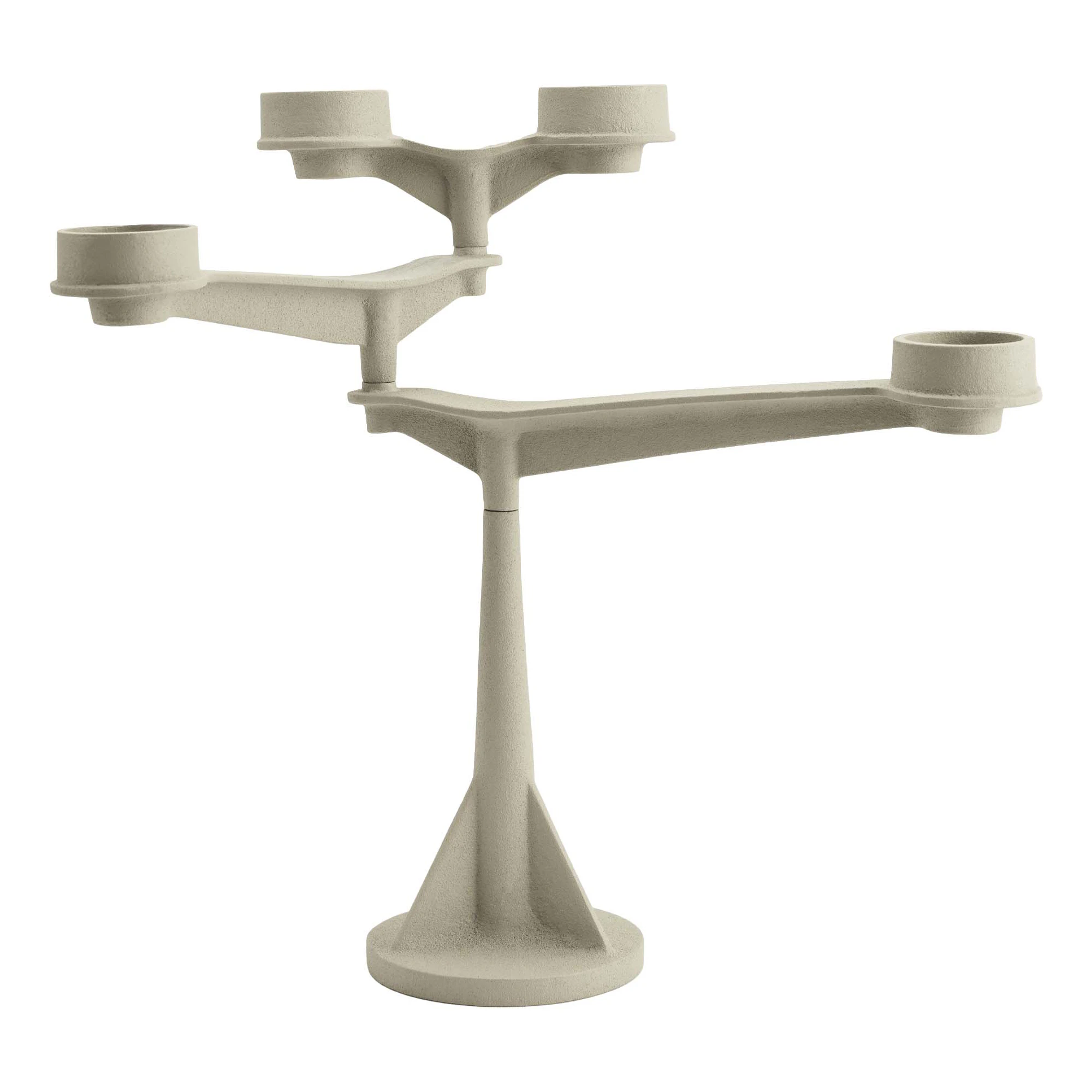 Tom Dixon Spin Mini Lysestage - Lysestager Jern Putty - SPC01PU