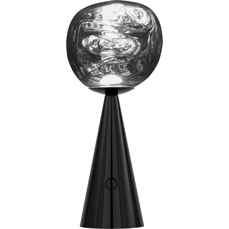 Melt Transportabel Lampe, Sort