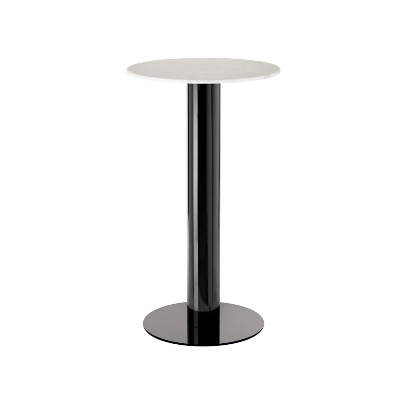Tube Barbord Ø60 cm, Sort / Hvidt