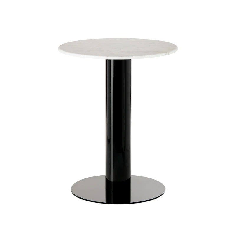 Tube Spisebord Ø60 cm, Sort / Hvidt