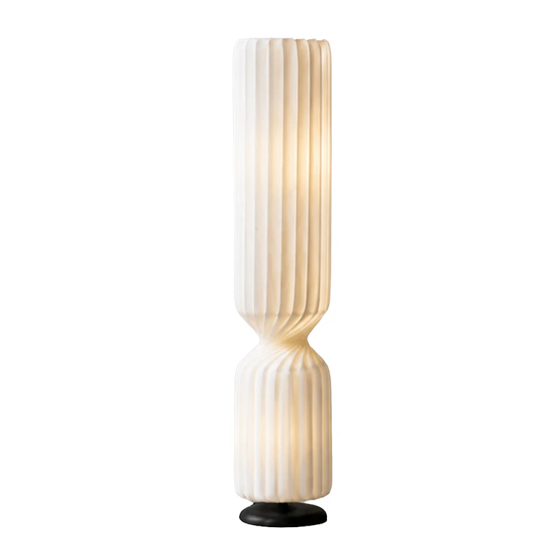 TR41 Gulvlampe 147 cm, Hvid / Sort