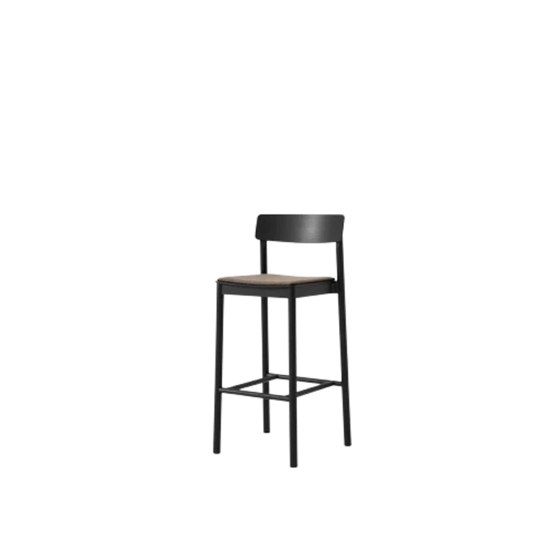 Betty TK17 Barstol Sortlakeret Ask/Fuse