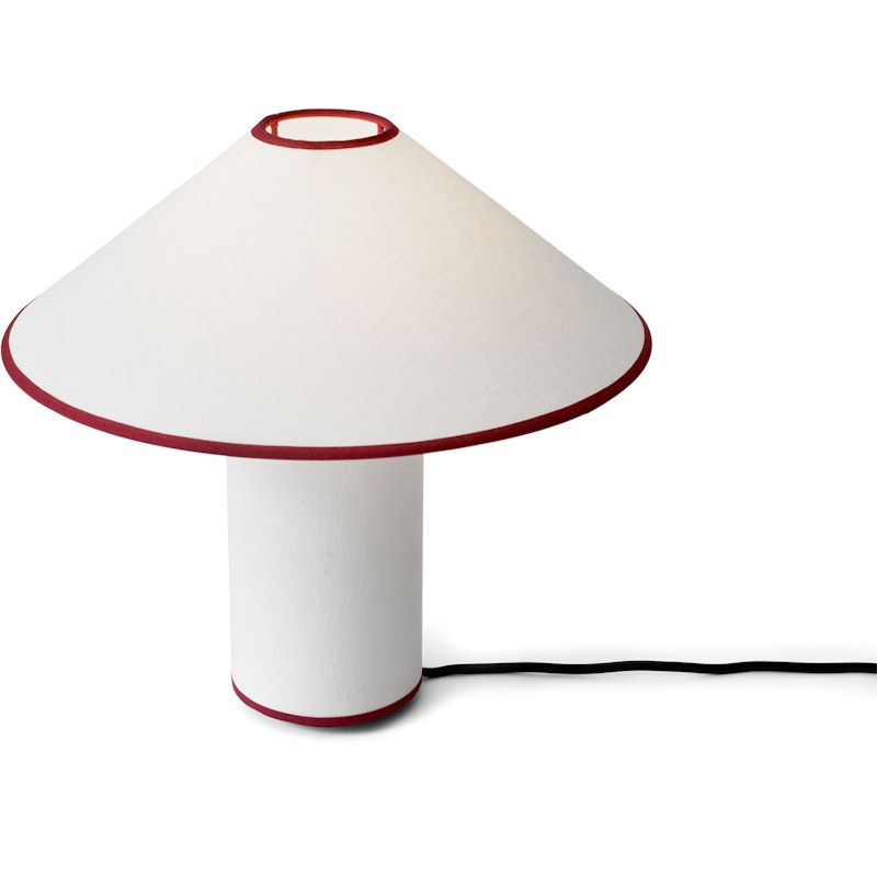 Colette ATD6 Bordlampe, Hvid/Merlot