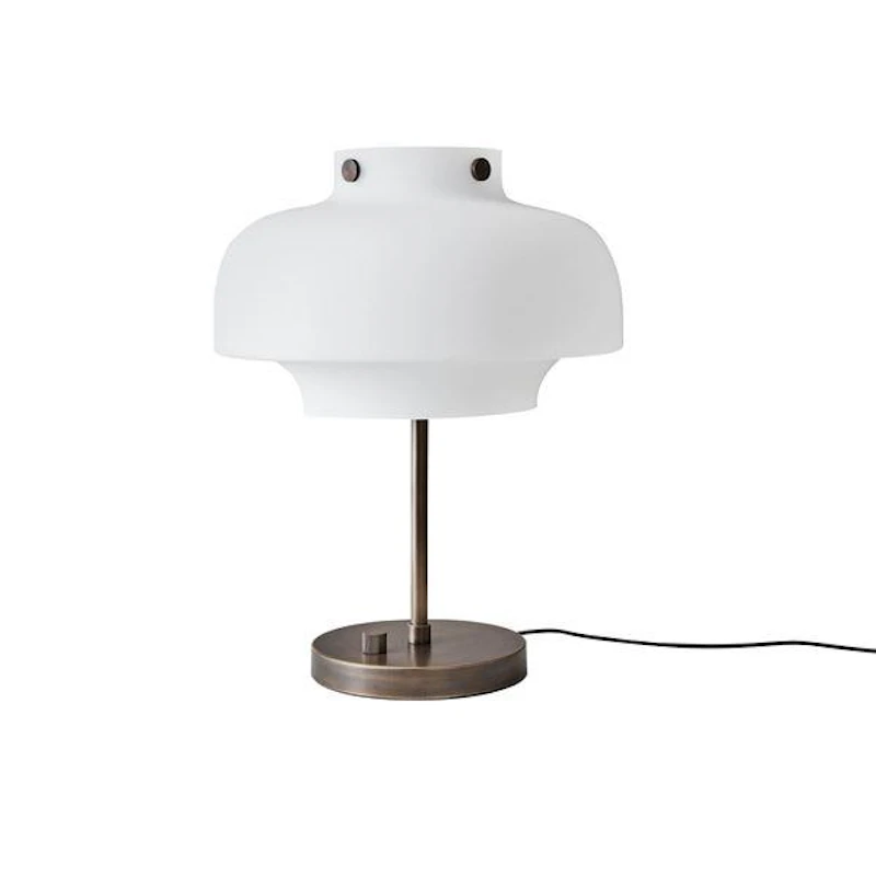 Copenhagen SC13 Bordlampe Opal Glas & Messing