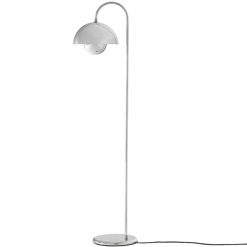 Flowerpot VP12 Gulvlampe, Krom