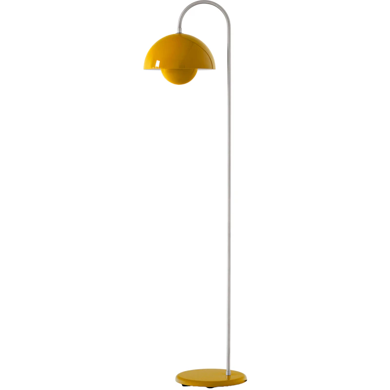 Flowerpot VP12 Gulvlampe, Mustard