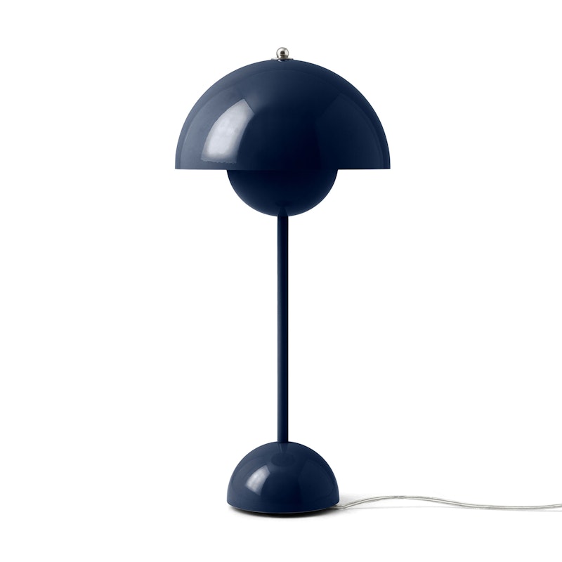 Flowerpot VP3 Bordlampe, Steel Blue
