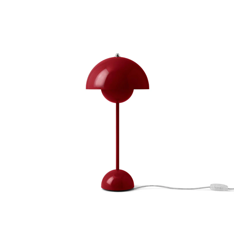 Flowerpot VP3 Bordlampe, Vermilion Red
