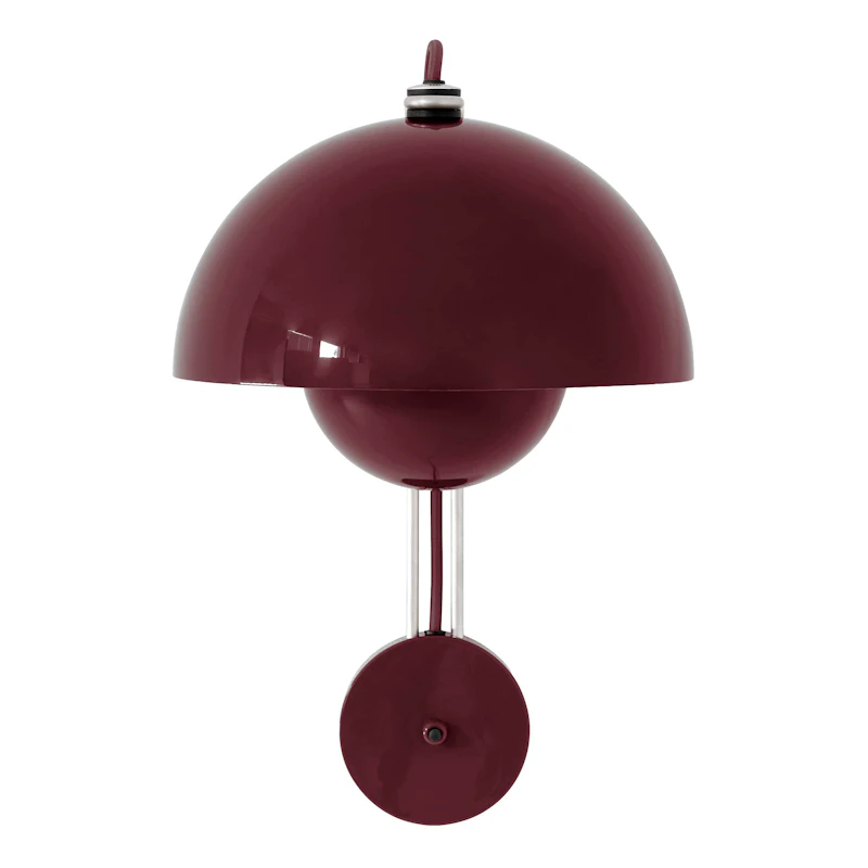 Flowerpot VP8 Væglampe, Dark Plum