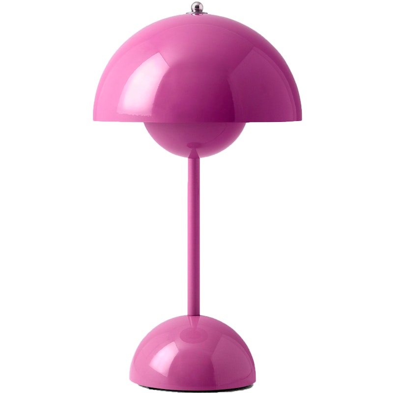 Flowerpot VP9 Bordlampe Bærbar, Tangy Pink