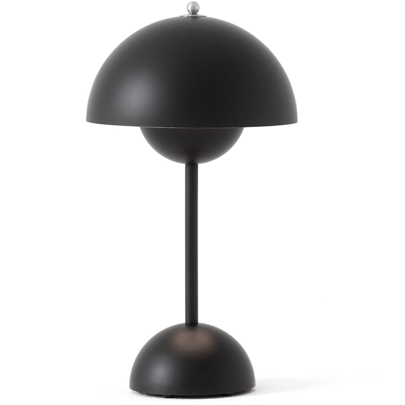 Flowerpot VP9 Bordlampe Bærbar, Matt Black