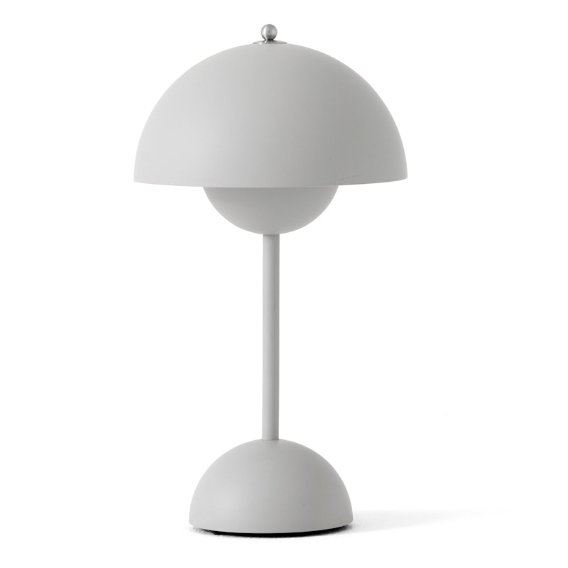 Flowerpot VP9 Bordlampe Bærbar, Matt Light Grey