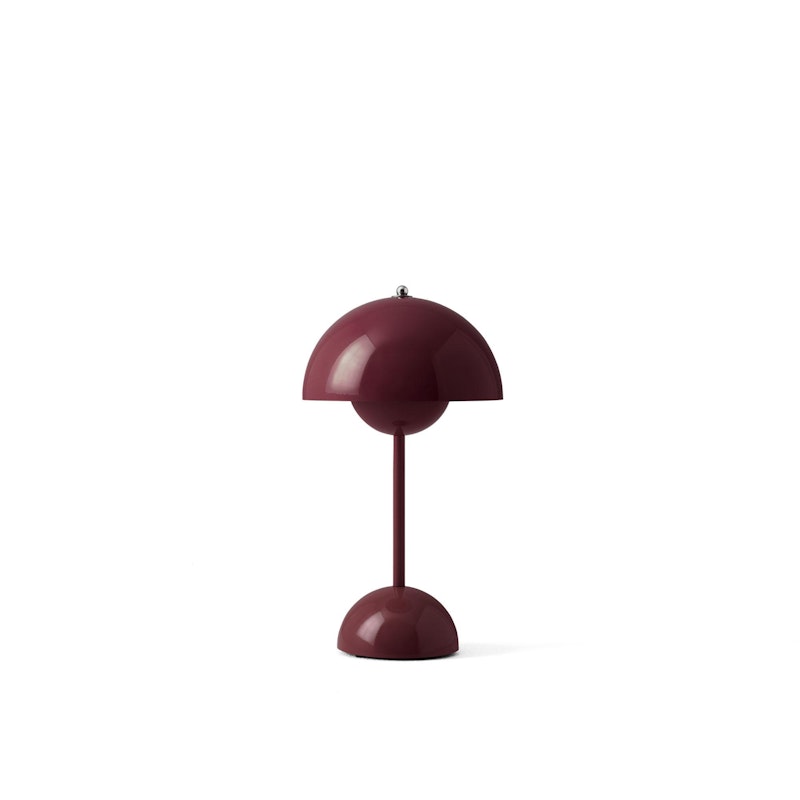 Flowerpot VP9 Bordlampe Bærbar, Dark Plum