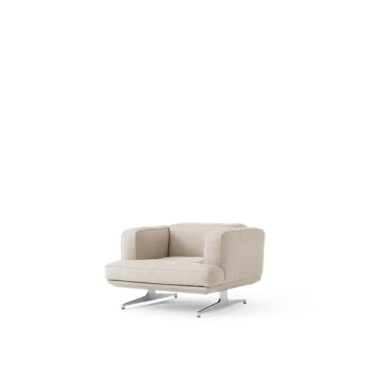 Inland AV21 Lænestol Clay 0011/Poleret Aluminium