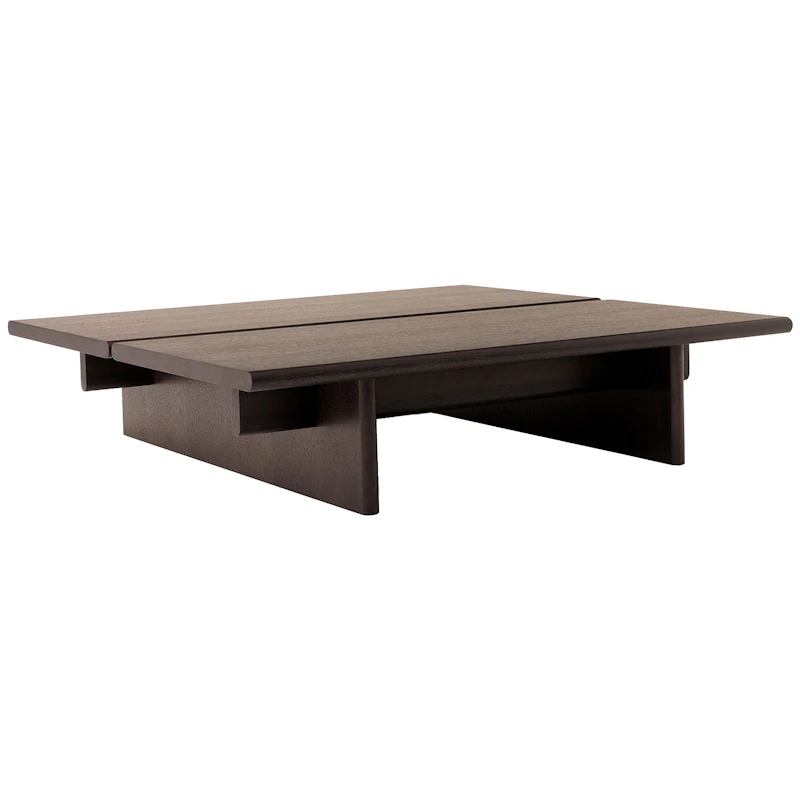 Ita OS4 Sofabord 110x110 cm, Mørkbejdset Eg