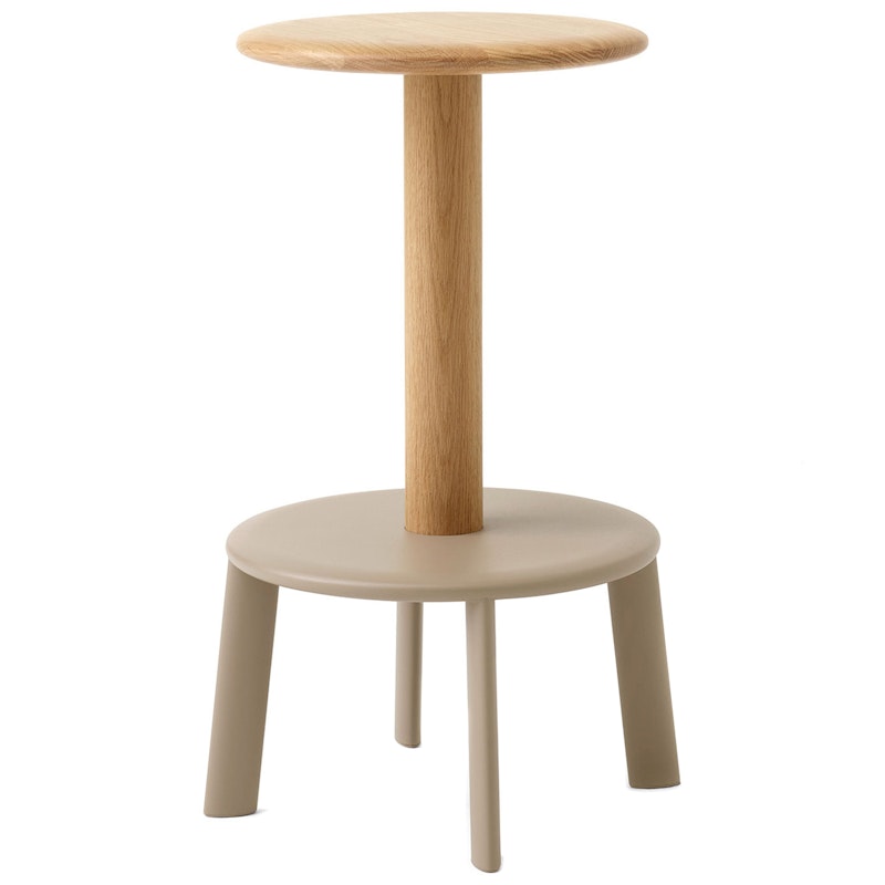 Massif AV39 Barstol 65 cm, Eg / Gråbeige