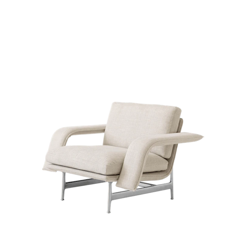 Meantime AV29 Lænestol Sofa Poleret Aluminium/Ecriture 0210