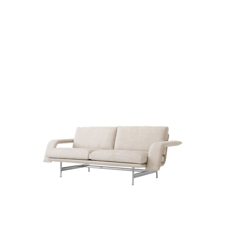 Meantime AV30 2-Personers Sofa Poleret Aluminium/Ecriture 0210