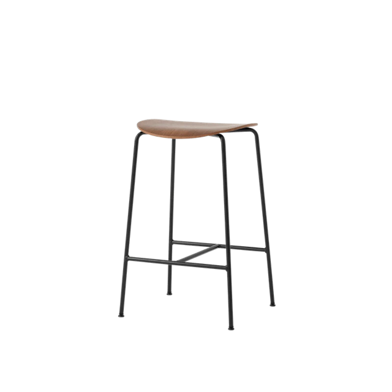 Pavilion AV37 Counter Barstol Lakeret Valnød