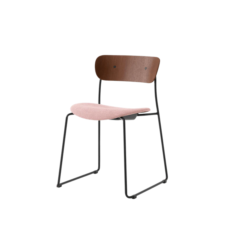 Pavilion AV52 Spisebordsstol Polstret Sæde Sort/Ecriture
