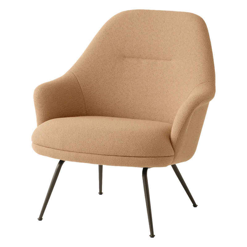 Rely HW140 Loungestol Med Høj Ryg, Bronzeret / Yoredale Uad30